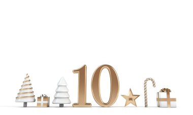 Noel 'in 12 günü. Festivalin 10. günü. 3d Hazırlama