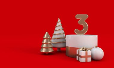Noel 'in 12 günü. Festivalin 3. günü. 3d Hazırlama