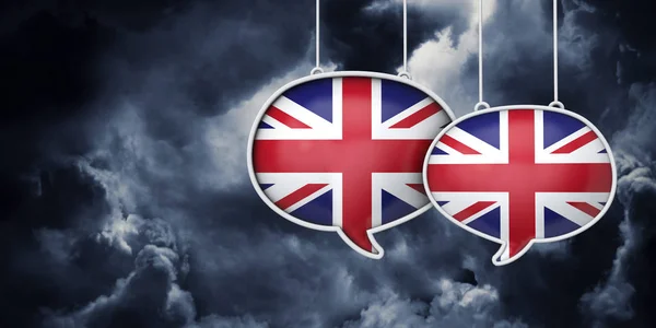 UK brexit negotiation talks. 3D Rednering — 스톡 사진