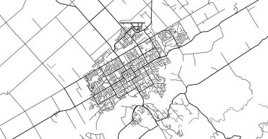 Palmerston Kuzey, Yeni Zelanda şehir haritası