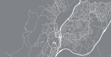 Şehir vektör şehir haritası Porirua, Yeni Zelanda