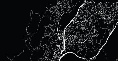 Şehir vektör şehir haritası Porirua, Yeni Zelanda