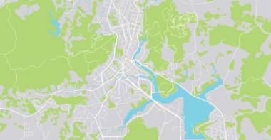 Whangarei, Yeni Zelanda şehir haritası