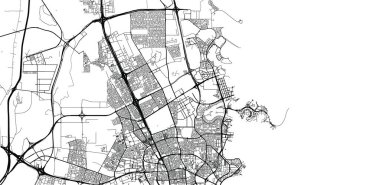 Umm Salal Muhammad, Katar şehir haritası