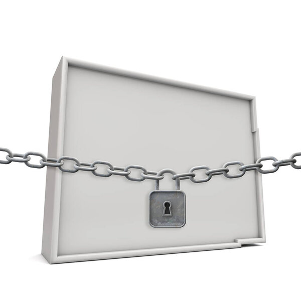 American state of Colorado, under lockdown. 3D Rendering