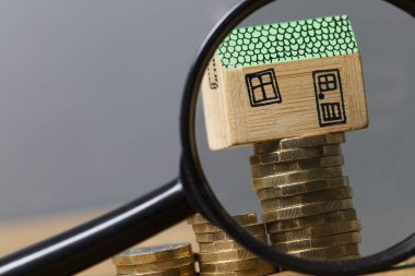 Büyüteçli ev modeli. Özellik arama kavramı