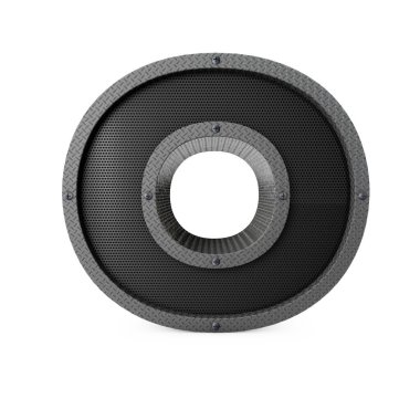 O harfi endüstriyel metal tipi. 3B Hazırlama