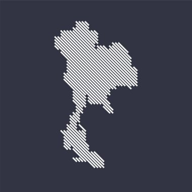 Tayland 'ın basit çapraz haritası