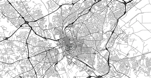 Mapa urbano vectorial de Colombia, Estados Unidos. Capital del estado de Carolina del Sur — Archivo Imágenes Vectoriales