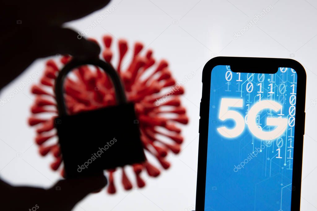 5G mobile phone network technology and link to coronavirus covid-19 outbreak