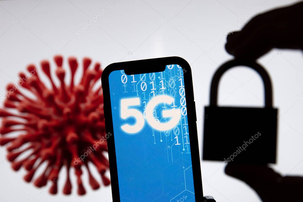 5G mobile phone network technology and link to coronavirus covid-19 outbreak