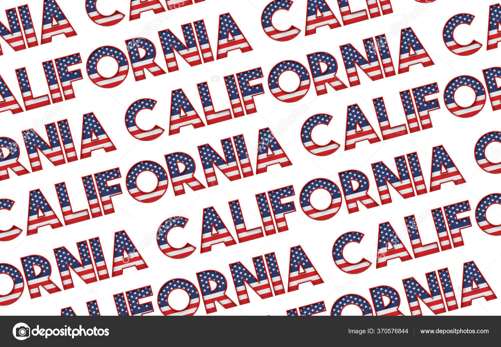 CALIFORNIA 3D SIGN \