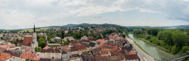 Melk şehrinin güzel panoramisi