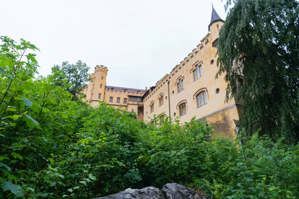 Perspective Hohenschwangau Castle — Stock Photo, Image