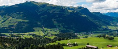 Avusturya 'da Aurach panoramisi