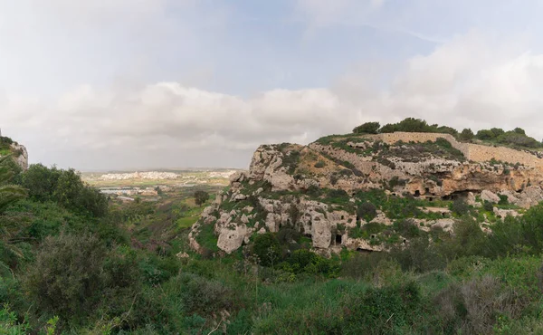 Malta 'daki Marr şehrinin manzarası
