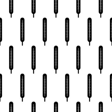 Termometre simgesi desensiz beyaz arkaplan. Düzenlenebilir termometre simgesi.