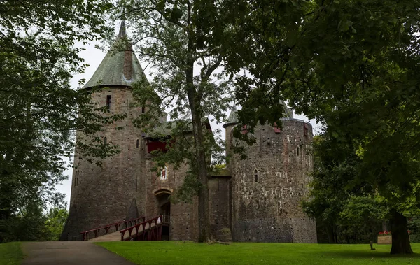 Castell Coch en Gales del Sur. Restaurado en 1870 fue construido en th —  Fotos de Stock