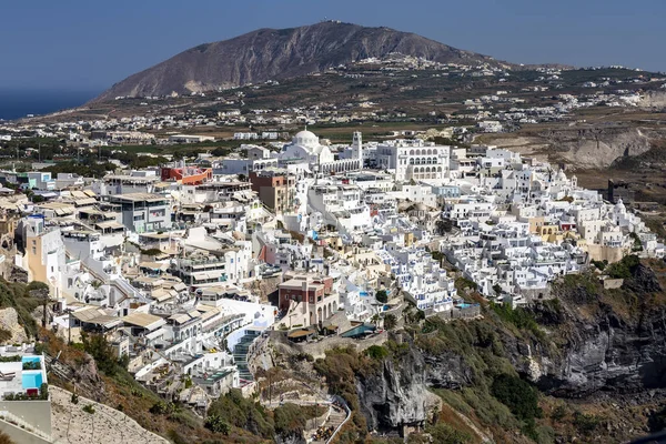 ティーラ島サントリーニ島 ギリシャでギリシャの町の町並み — ストック写真