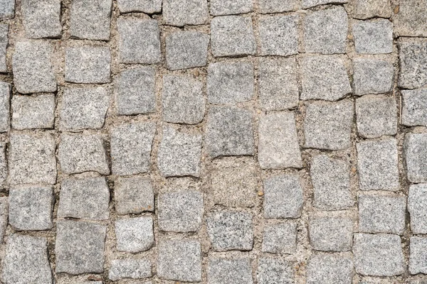 Bir yol kaldırım Arnavut kaldırımı - yakın çekim