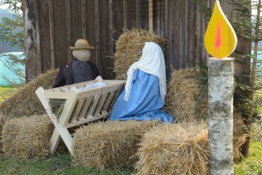 yaşam boyutu doğum sahnesi - portre