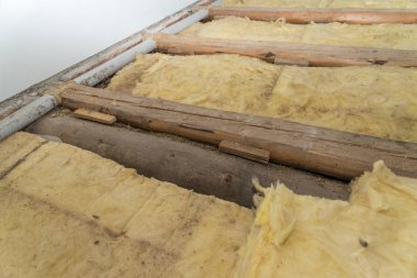 Yalıtım için mineral yünü - ev yapımı