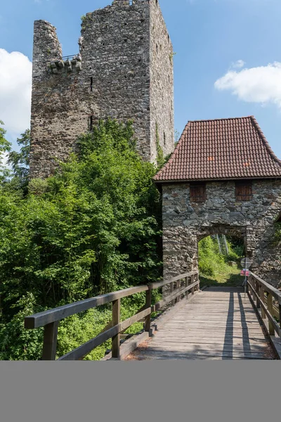 Visões Destino Excursão Ruínas Haichenbach Áustria — Fotografia de Stock