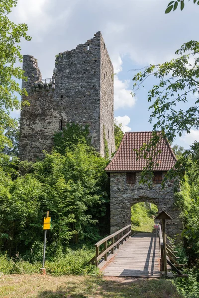 Haichenbach Ruines Hofkirchen Autriche Destinations Pour Excursions Donausteig — Photo