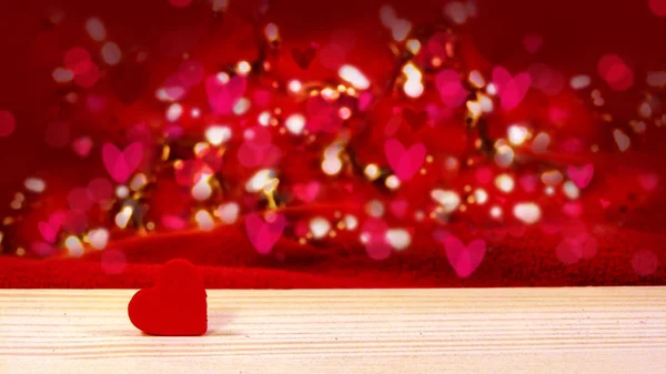 Dejlige Valentines Baggrund med masser af rede hjerter - Stock-foto