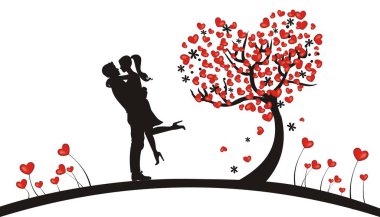 aşk çift Sevgililer arka plan