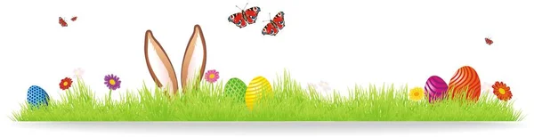 Lustige bunte Ostern Hintergrund — Stockvektor