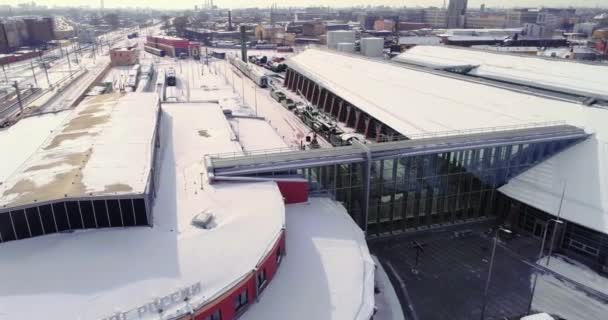 Rusland Sint Petersburg Maart 2018 Luchtfoto Video Van Museum Van — Stockvideo