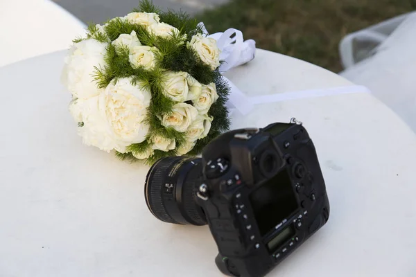 De samenstelling van de bruiloft — Stockfoto