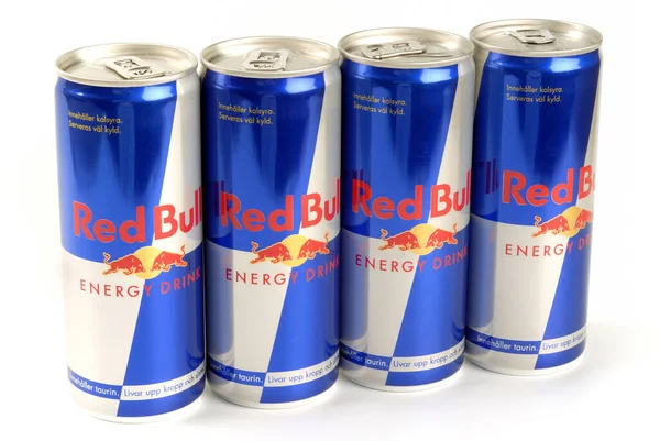 Red Bull Ist Ein Energiegetränk Das Von Der Red Bull — Stockfoto
