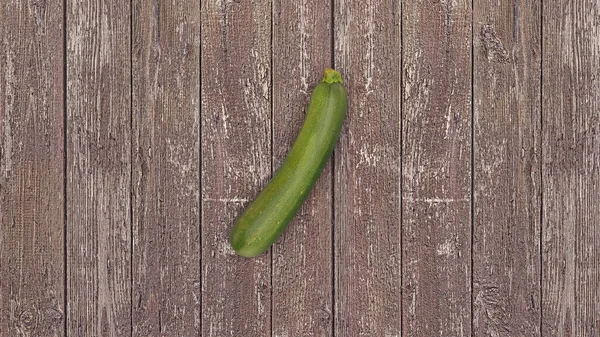 Pepino Fresco Mesa Madeira Ilustração — Fotografia de Stock