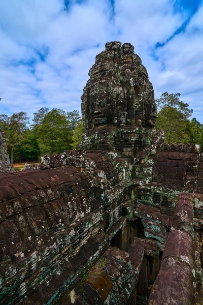 Bayon Prasat Bayon Khmer Tempel Van Angkor Thom Een Populaire — Stockfoto