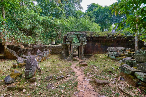 Templo Budista Complejo Angkor Thom Parque Arqueológico Angkor Wat Siem — Foto de Stock