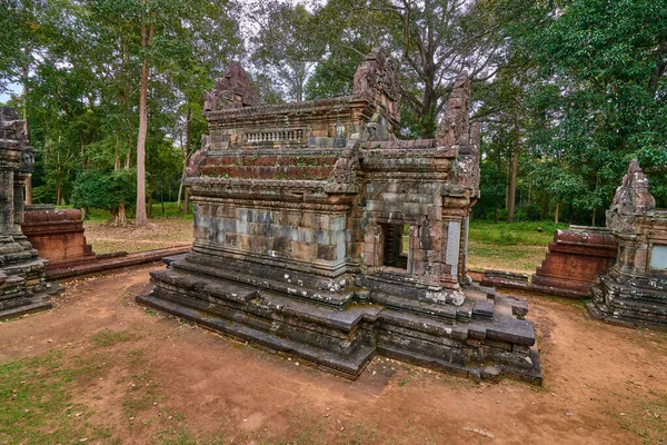 Templo Budista Complejo Angkor Thom Parque Arqueológico Angkor Wat Siem — Foto de Stock