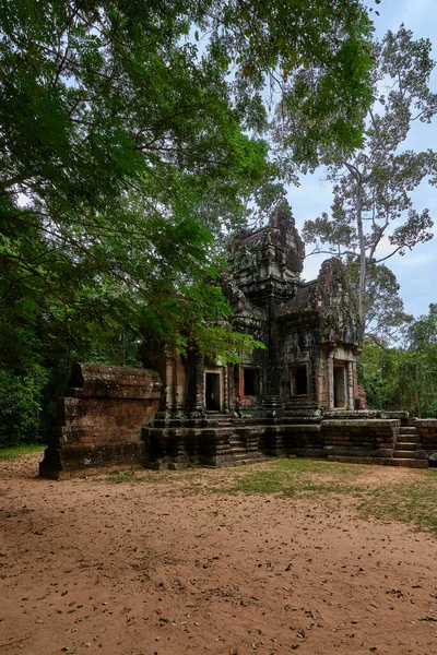 Temple Bouddhiste Dans Complexe Angkor Thom Parc Archéologique Angkor Wat — Photo
