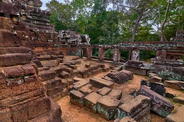 Temple Prasat Phimeanakas Dans Complexe Angkor Thom Parc Archéologique Angkor — Photo