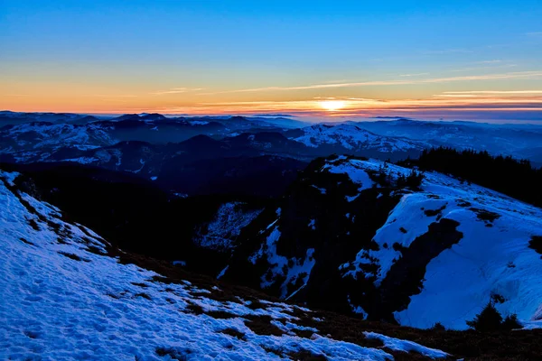 Вид Высоты Птичьего Полета Гор Чаалу Национальный Парк Восходе Солнца — стоковое фото