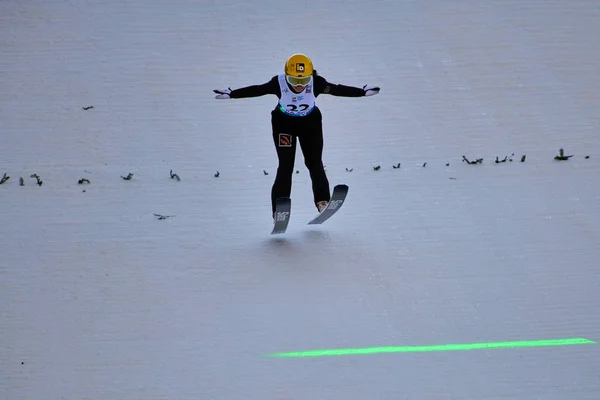 Rasnov Roemenië Januari 2020 Iakovleva Lidiia Skischippers Wedijveren Het Ladies — Stockfoto