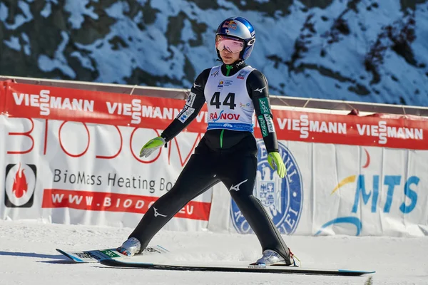 Rasnov Rumänien Januar 2020 Takanashi Sara Skispringer Wetteifert Den Sieg — Stockfoto