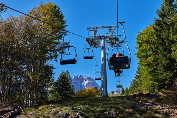 Hermosa Vista Del Grupo Dolomitas Brenta Vista Desde Molveno — Foto de Stock