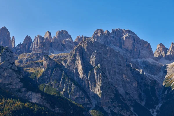 Vacker Utsikt Över Dolomiterna Brenta Gruppen Sett Utifrån Molveno — Stockfoto