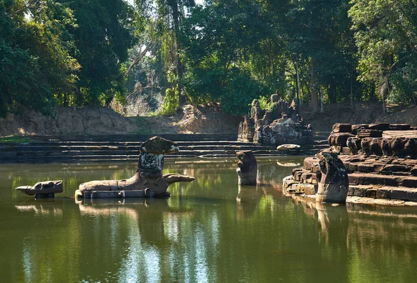 Neak Pean Tempel Den Konstgjorda Vid Angkor Wat Komplex Angkor — Stockfoto