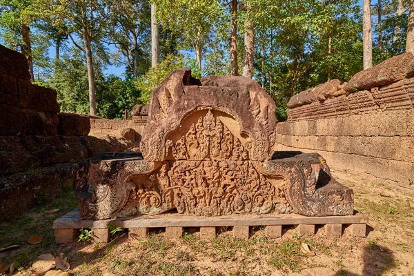 Prasat Banteay Srei Khmer Templo Angkor Thom Popular Atração Turística — Fotografia de Stock