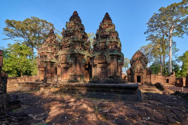 Prasat Banteay Srei Khmer Ναός Στο Angkor Thom Είναι Δημοφιλές — Φωτογραφία Αρχείου