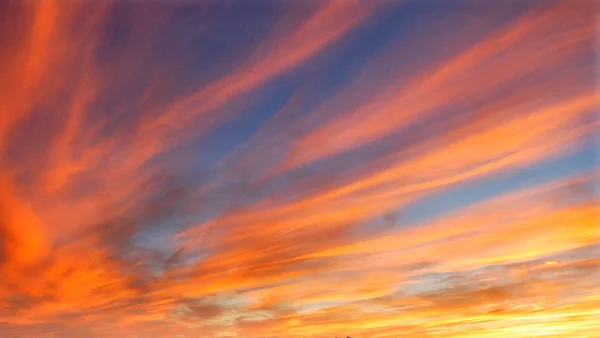 Красивая Природа Пурпурное Небо Тучи — стоковое фото