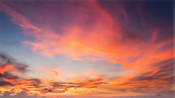Time Lapse Sky Met Zonneschijn Achtergrond — Stockvideo